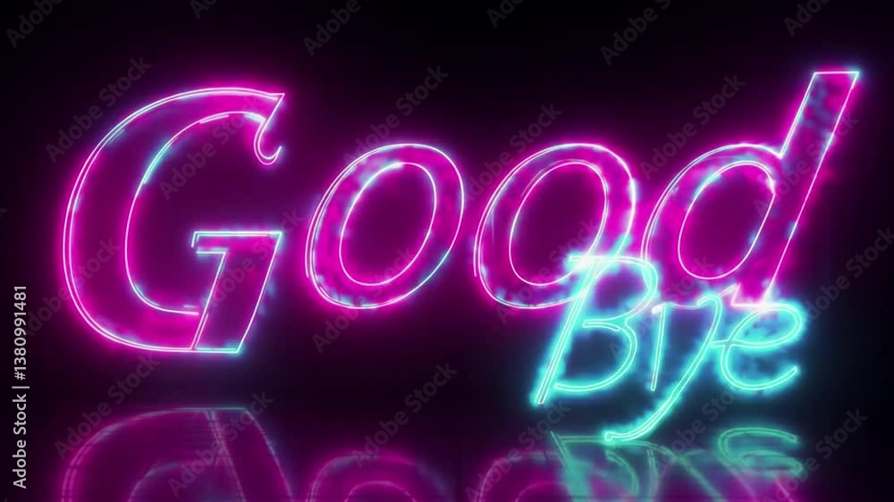 A vibrant neon A vibrant neon