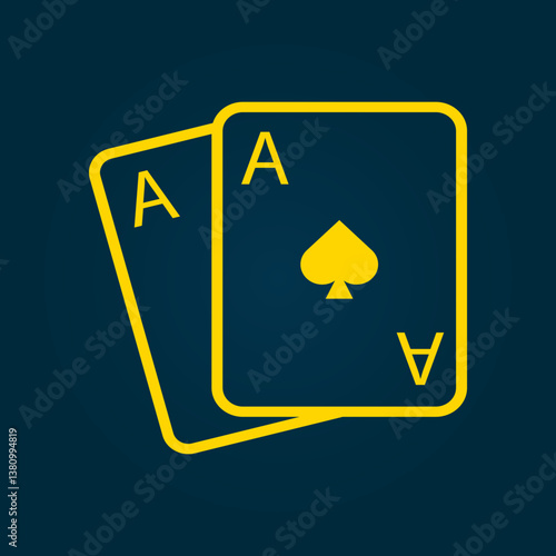 Playing cards trendy artwork applied abstract vector illustration colorful valuable design