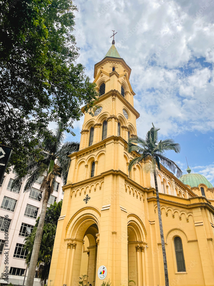 Obraz premium Beautifull church in the center of Sao Paulo, Brazil.