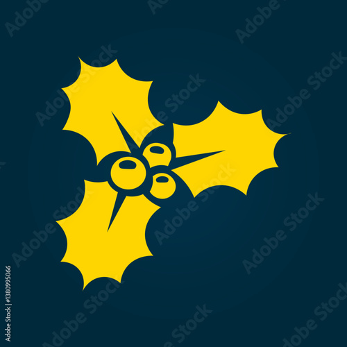Berry leaves trendy artwork applied abstract vector illustration colorful valuable design