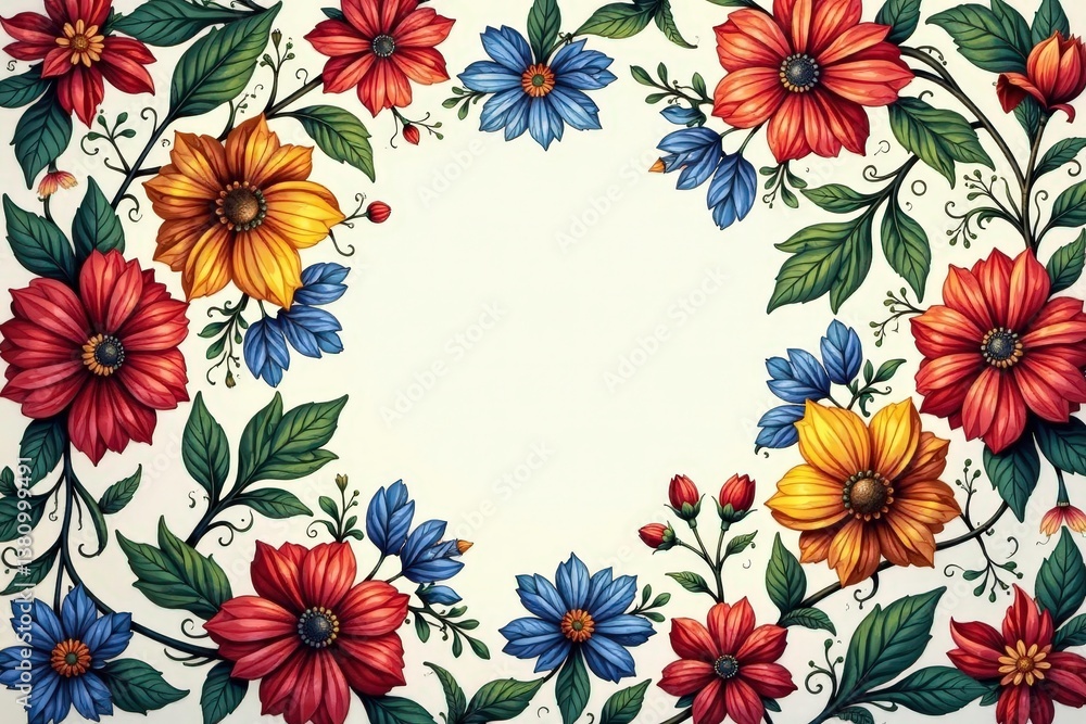 Intricate floral design, delicate lines form repeating botanical motif , beautiful, pattern, background