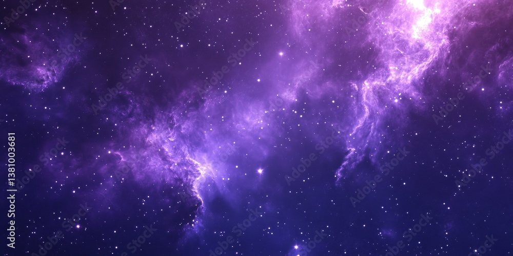 Naklejka premium Deep Space Nebula (1)