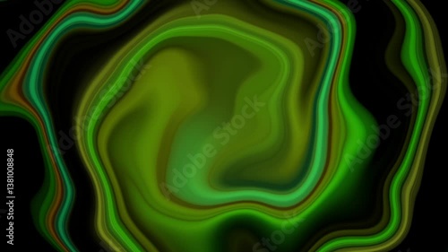 abstract green background with smoke