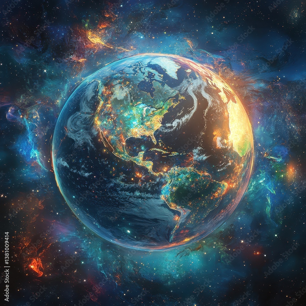 Obraz premium earth in space