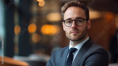 portrait of a handsome businessman