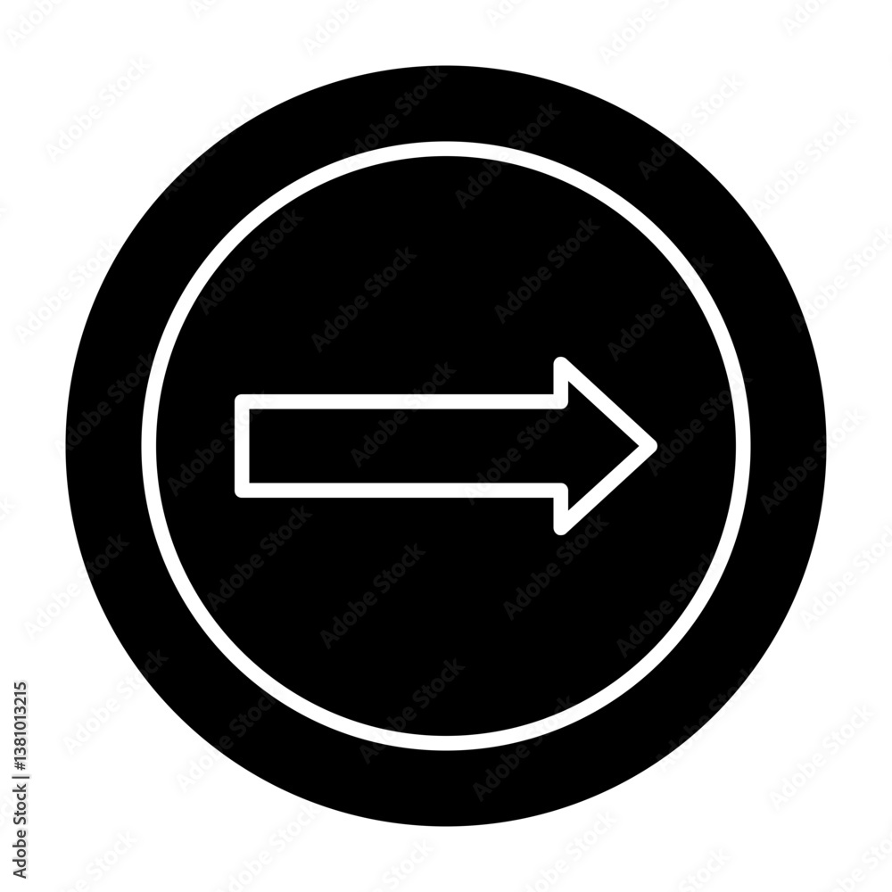 Keep Right Icon Keep Right Icon