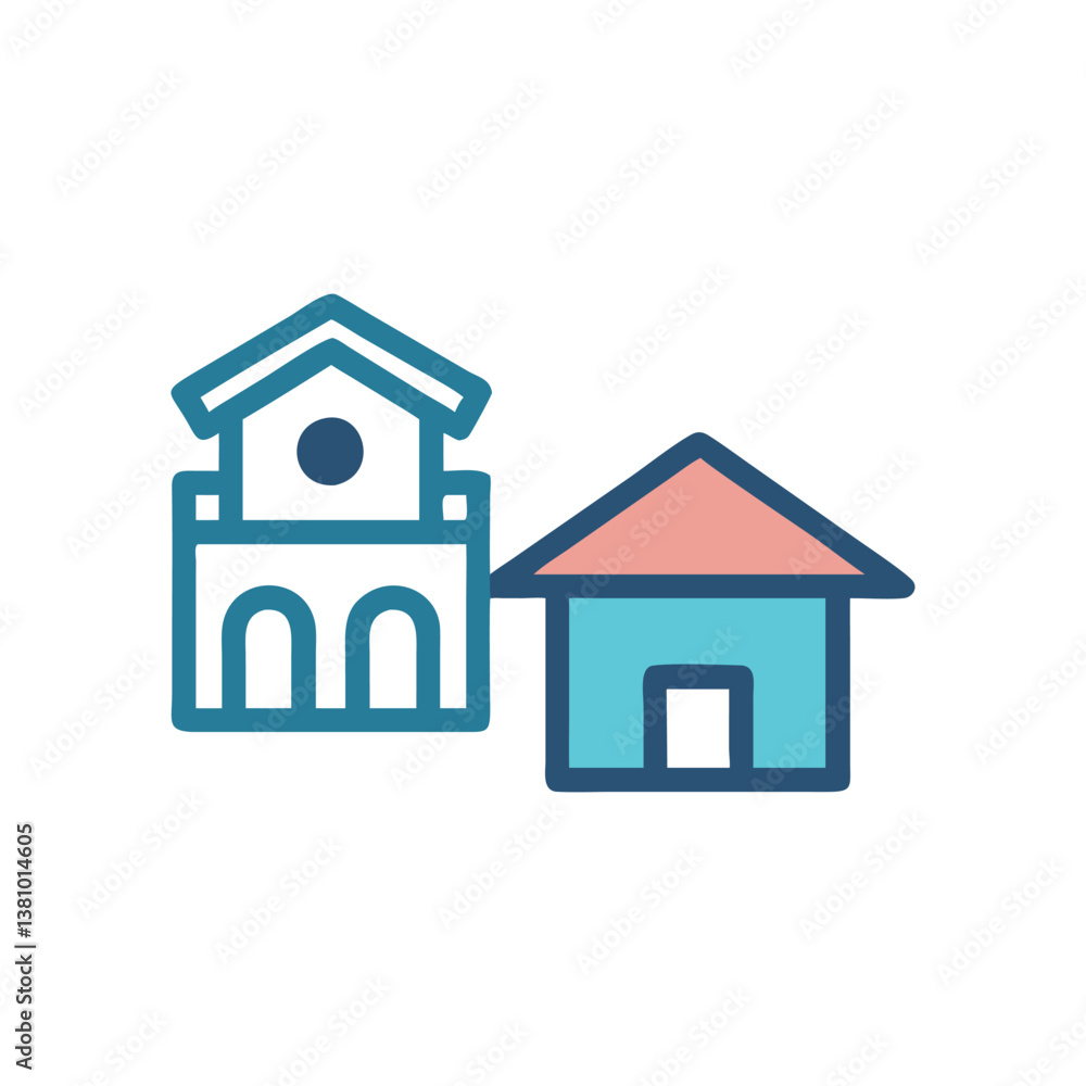 House Icon for Residential Design House Icon for Residential Design