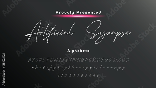 Hand drawn vector alphabet. Modern monoline signature script font. Elegant Signature Font. Best Alphabet Beautiful Calligraphy Signature Font