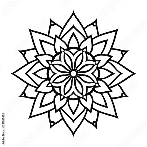 mandala silhouette