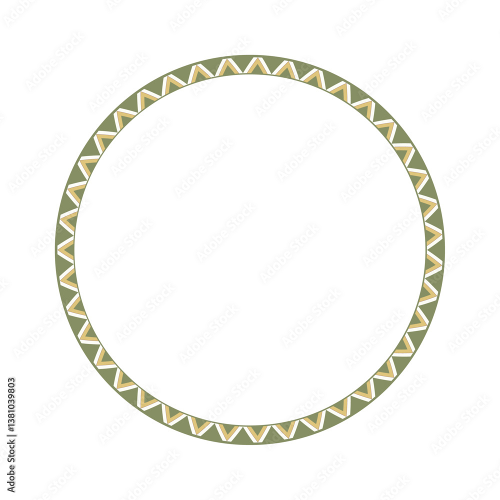 Decorative frame with ornament. Decorative frame with ornament.