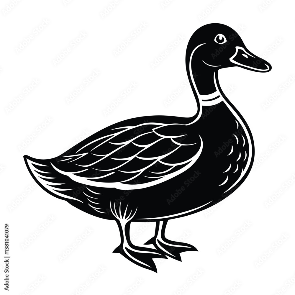 Obraz premium duck vector illustration