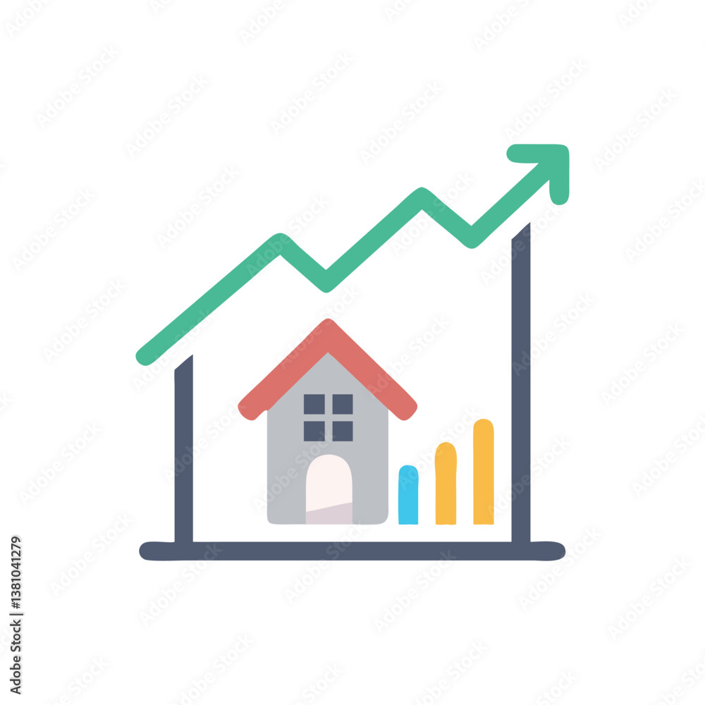 Real Estate Trends Icon for Community Development Real Estate Trends Icon for Community Development