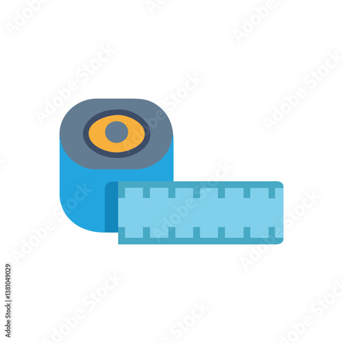  Tape Measure Icon for Interior Design
