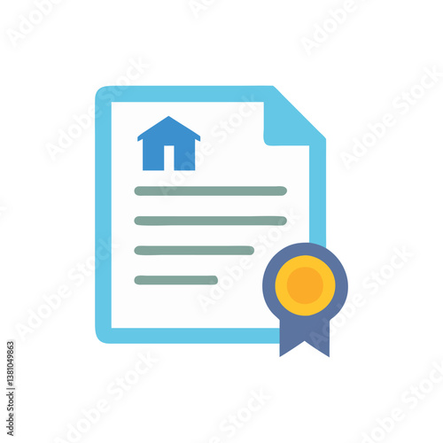  Title Deed Icon for Property Ownership
