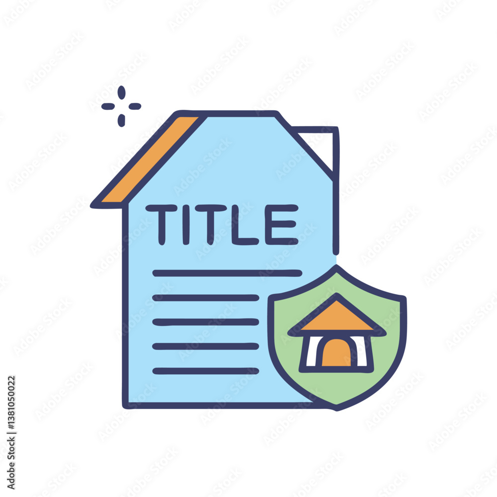 Title Insurance Icon for Risk Management Title Insurance Icon for Risk Management