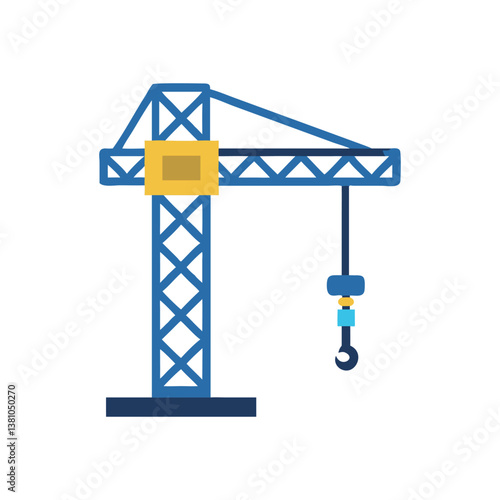  Tower Crane Icon for Construction