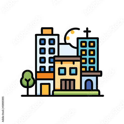  Advanced Urban Revitalization Icon Design
