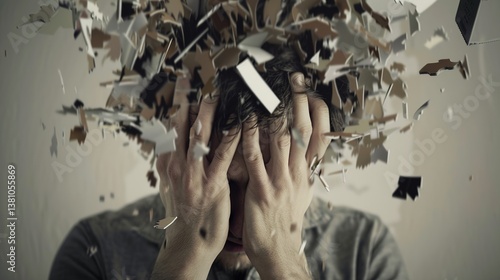 Obraz na płótnie Schizophrenia: Unveiling the Complexities of a Devastating Mental Disorder w salonie