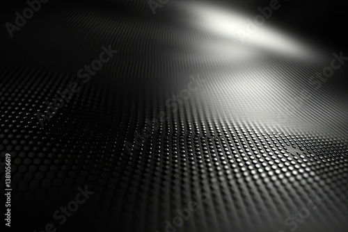 An abstract photograph showing a textured dark surface with light