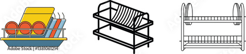 Dish Drying Racks Designs, Styles, and Plate Storage Solutions