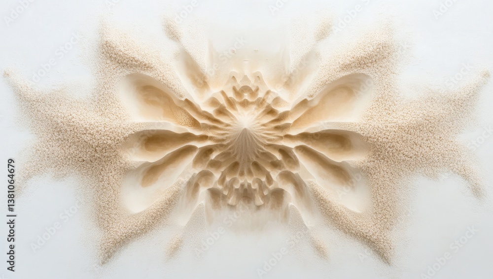 Abstract Sand Art Pattern Abstract Sand Art Pattern
