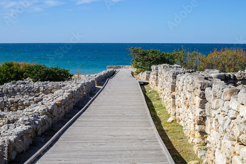 Landscape - the road to the sea