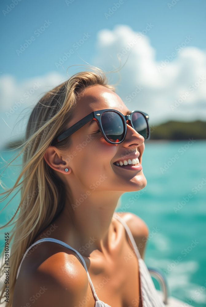 Smooth Waters — Portrait of a Girl with a Vacation Glow Smooth Waters — Portrait of a Girl with a Vacation Glow