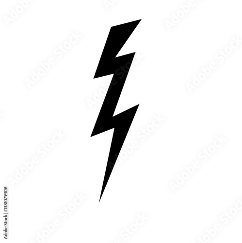 Free Download lightning bolt silhouette - GFXLoad