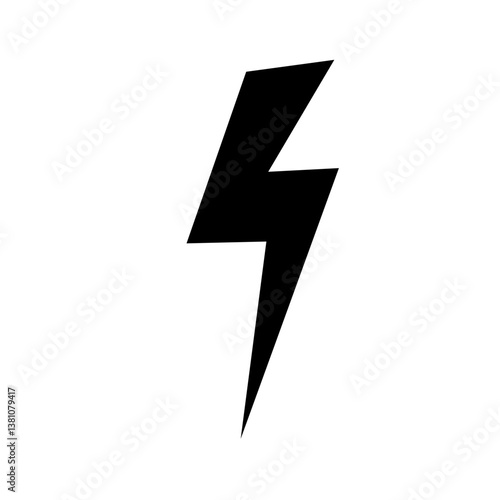 Free Download lightning bolt silhouette - GFXLoad