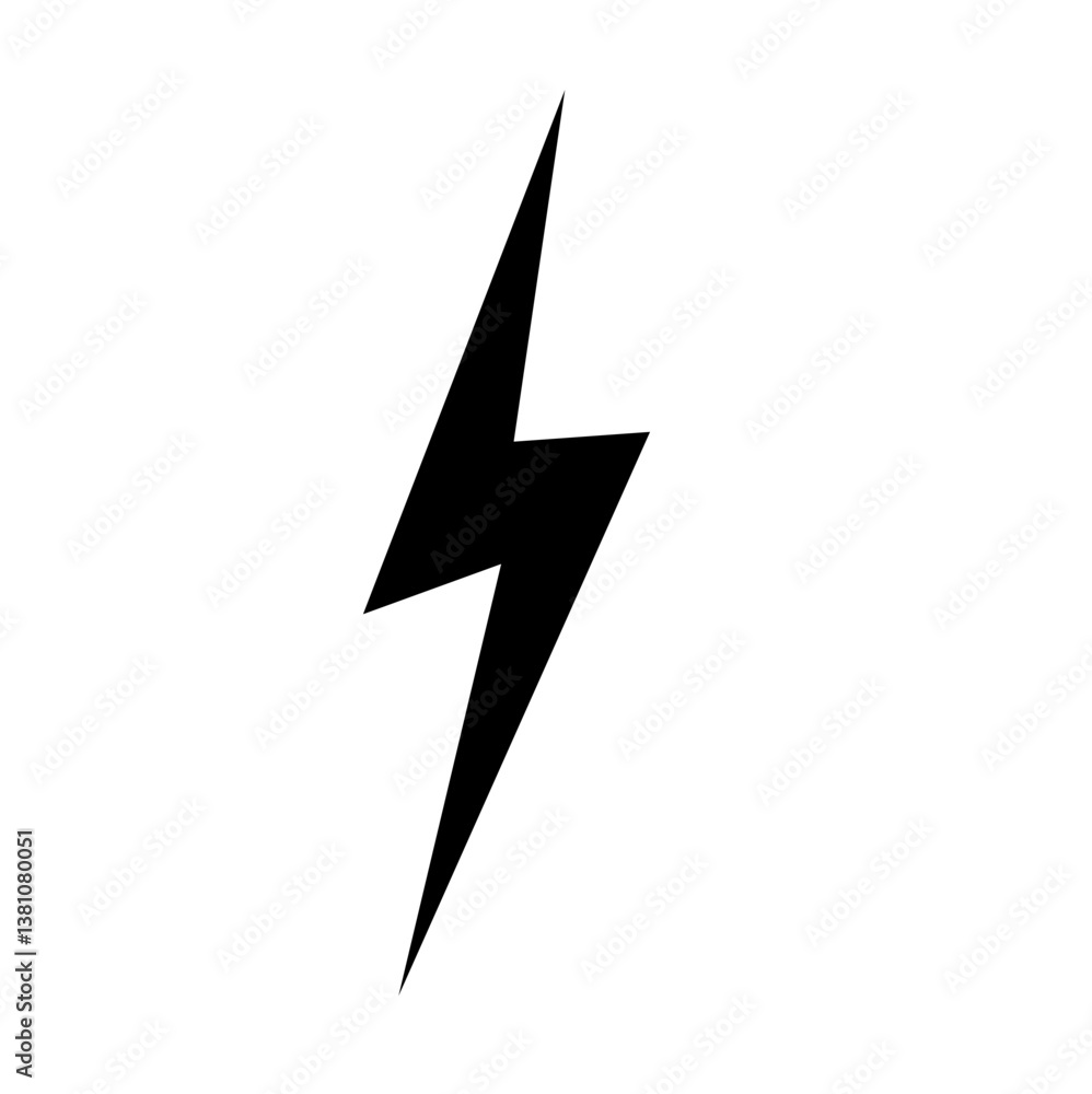 lightning bolt silhouette lightning bolt silhouette