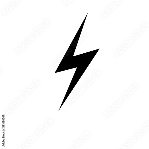 Free Download lightning bolt silhouette - GFXLoad