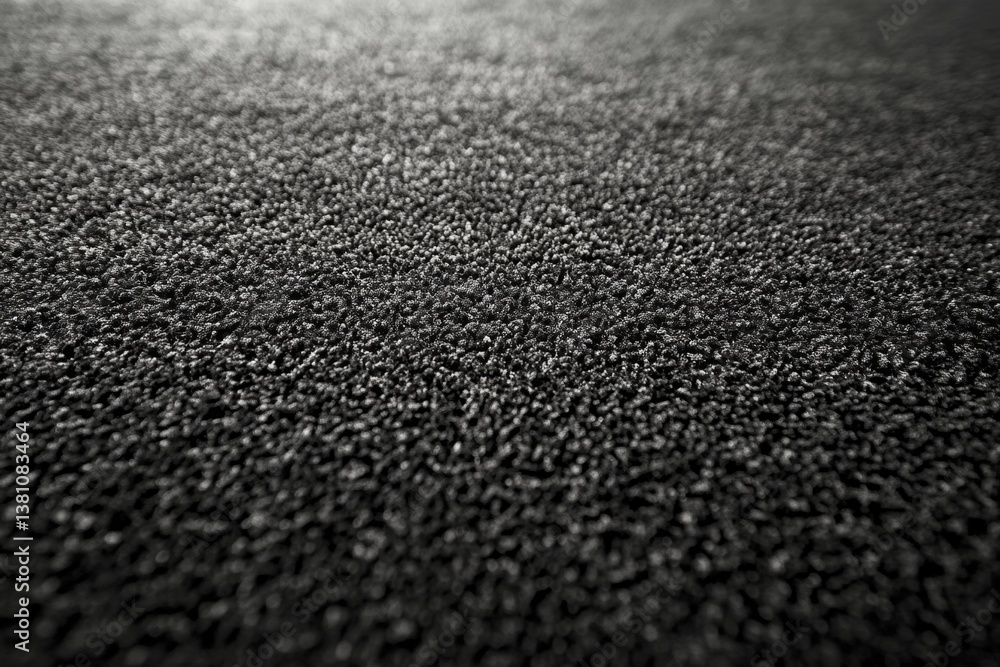 Close-up textured black surface, background is blurred. Possible use product showcase Close-up textured black surface, background is blurred. Possible use product showcase