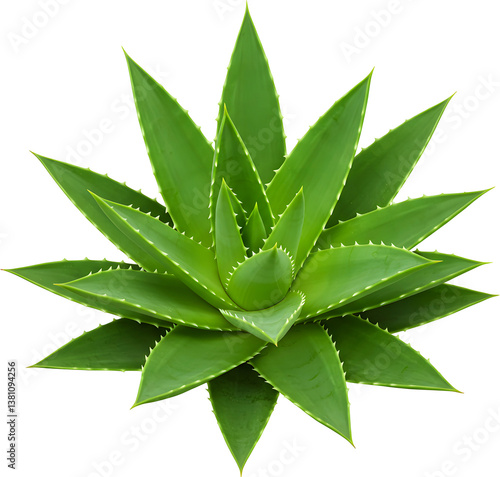 aloe vera plant isolated