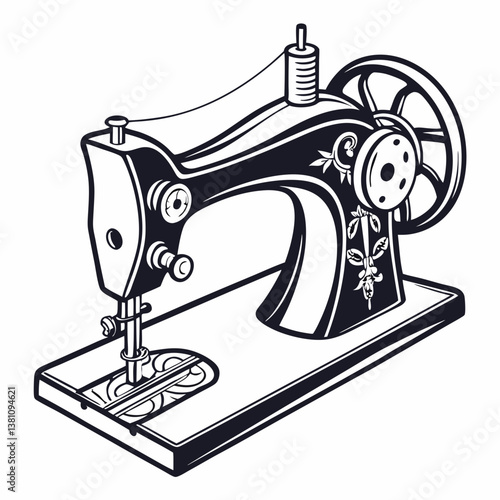 vintage sewing machine