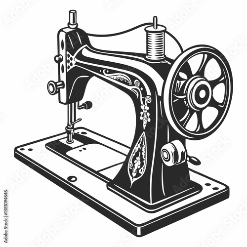 vintage sewing machine