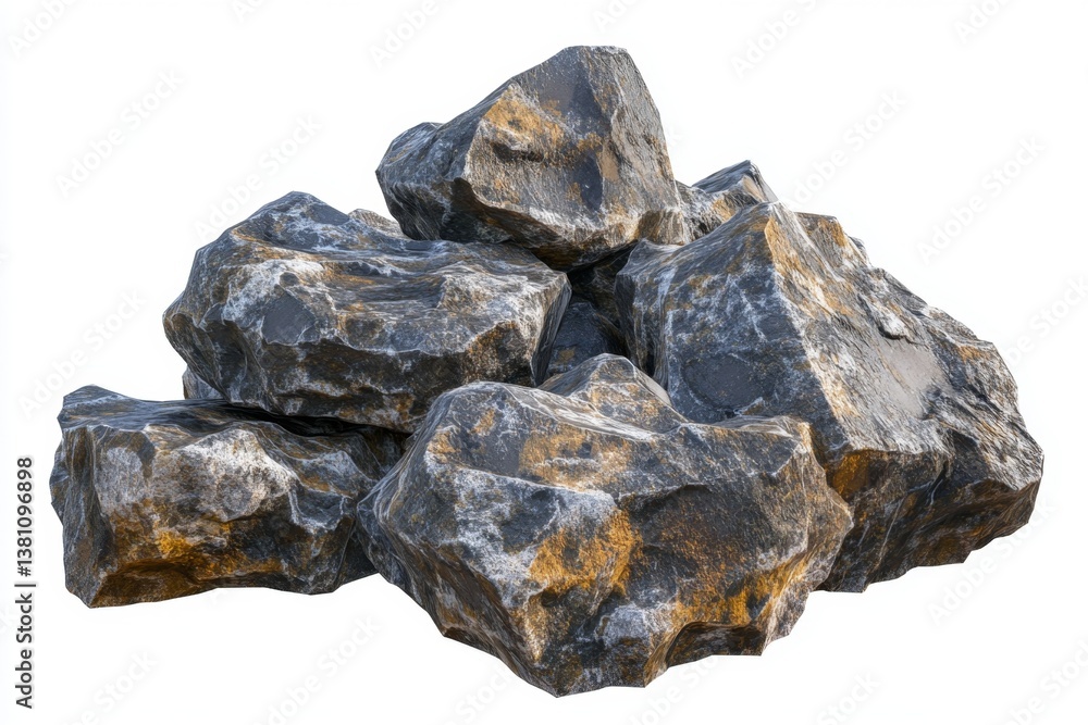 Pile of gray and brown rocks Pile of gray and brown rocks