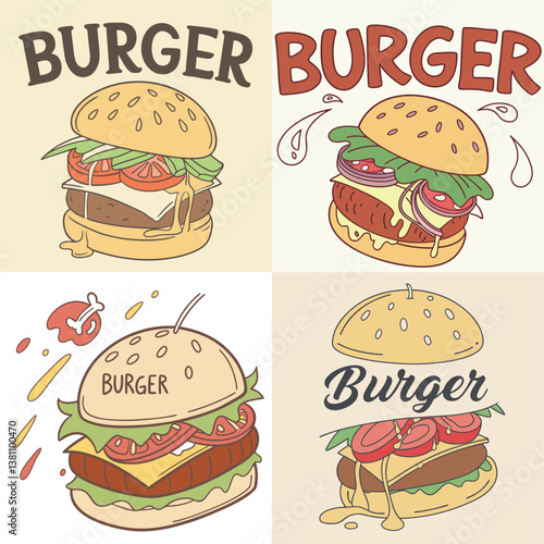 Burger vector design classic 