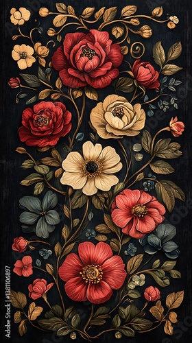 Stunning Floral Wallpaper A Breathtaking Mobile Wallpaper Masterpiece