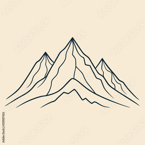 vector illustration of mountains