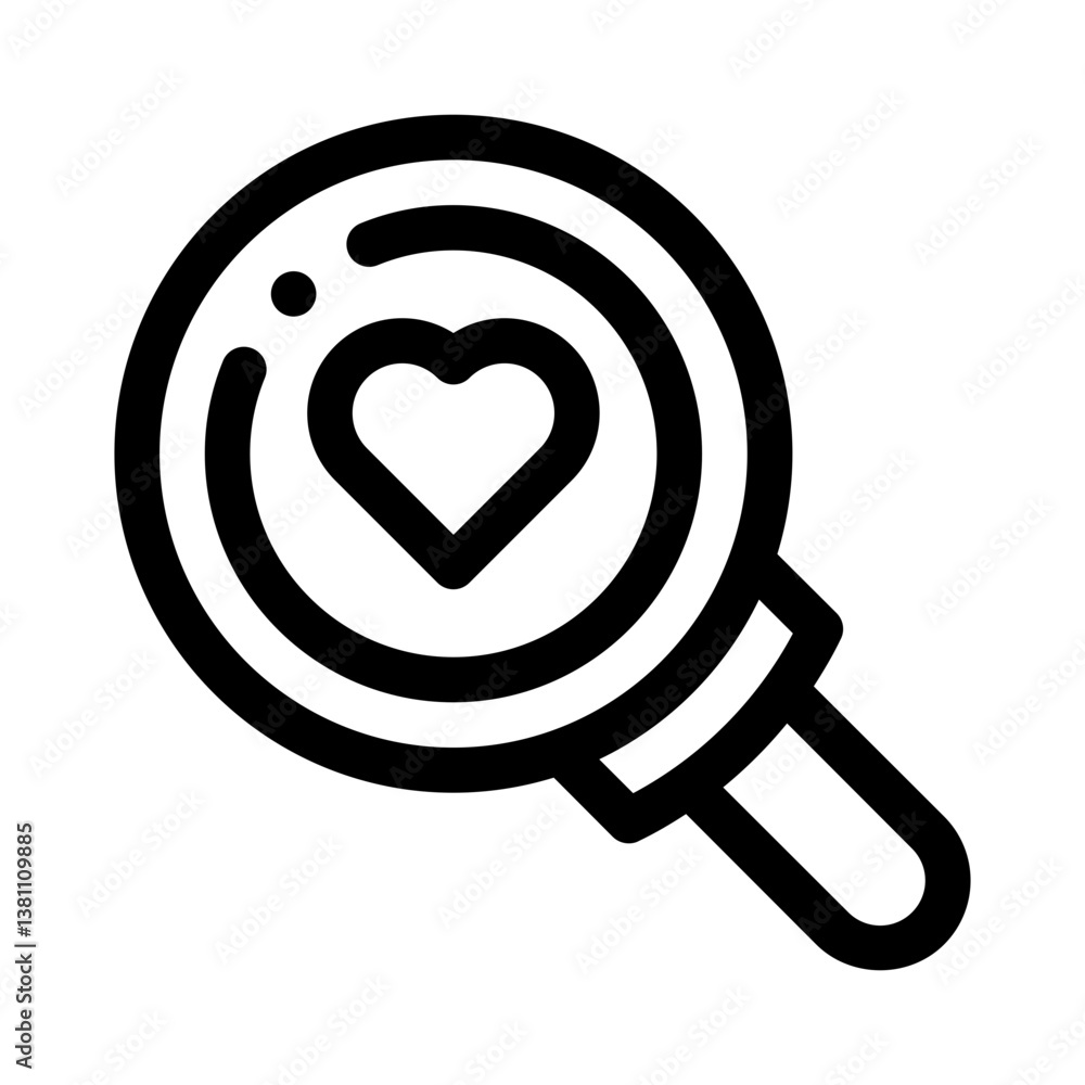 favorite search line icon favorite search line icon