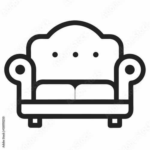 sofa vector illustration