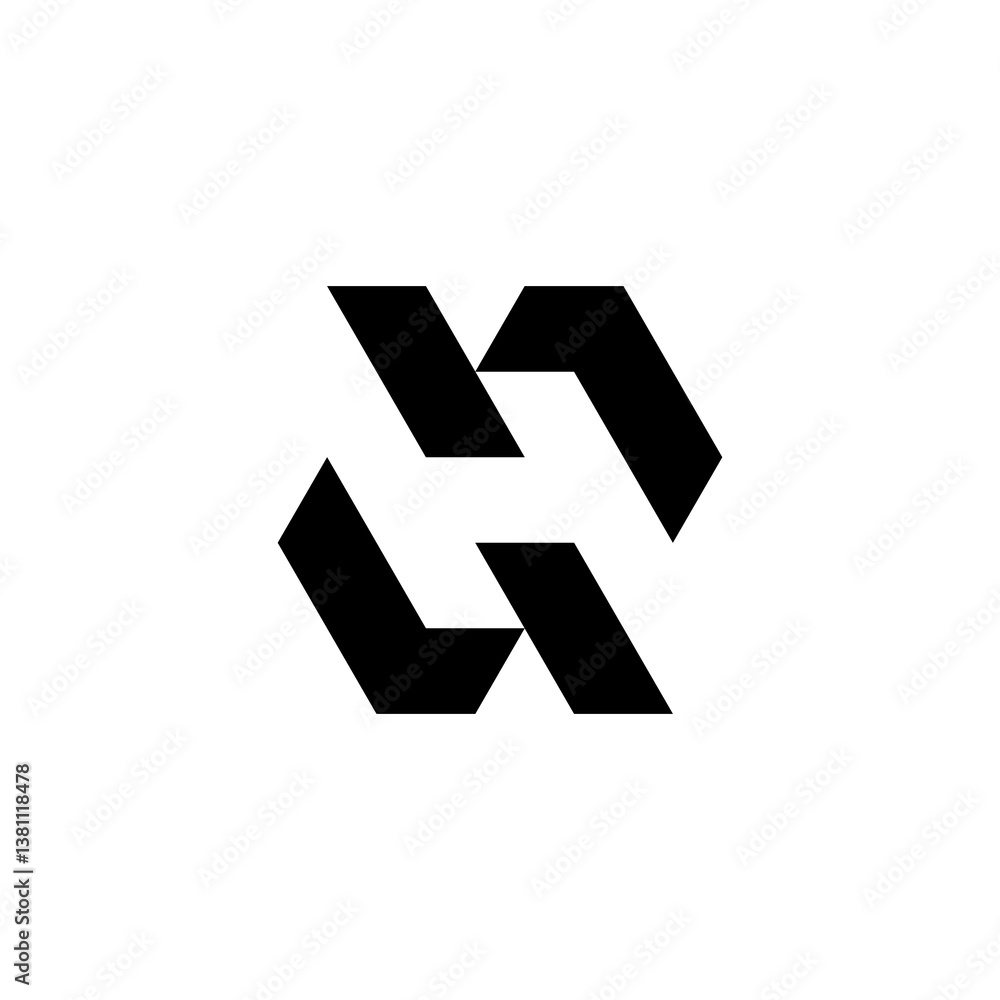 letter H logo letter H logo