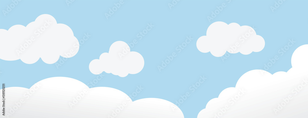 blue sky background with clouds background, vector illustration. blue sky background with clouds background, vector illustration.
