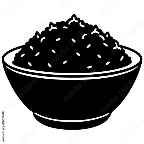 black caviar in a white bowl