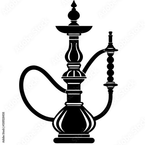 hookah vector illustration
