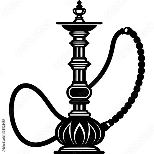 hookah vector illustration