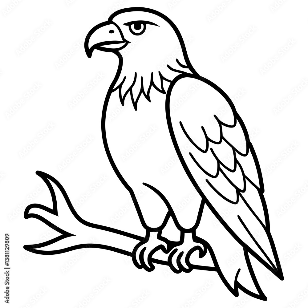 Fototapeta premium eagle vector illustration