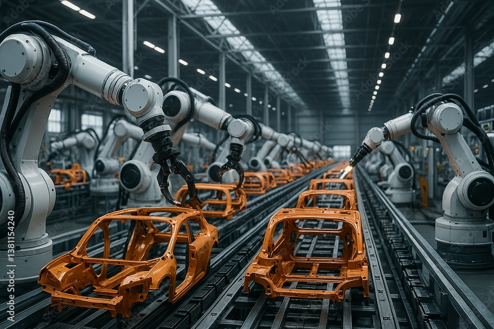 robot factory for cars robot factory for cars