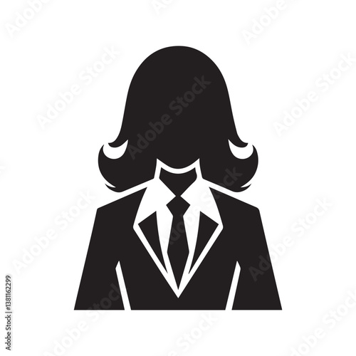 Business woman icon vector illustration