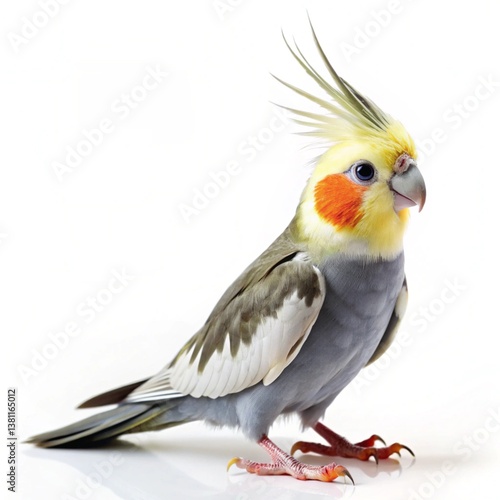 Cockatiel Bird Isolated